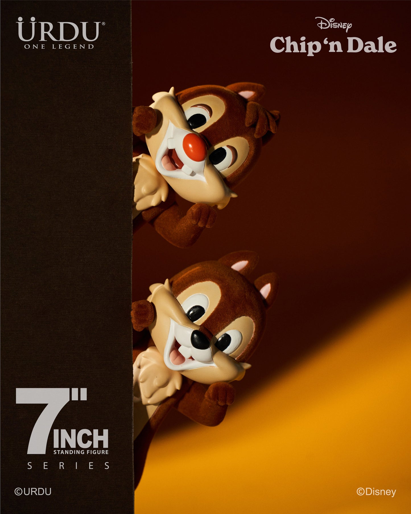 URDU / Disney 7 Inch Standing Figure - Chip 'N Dale