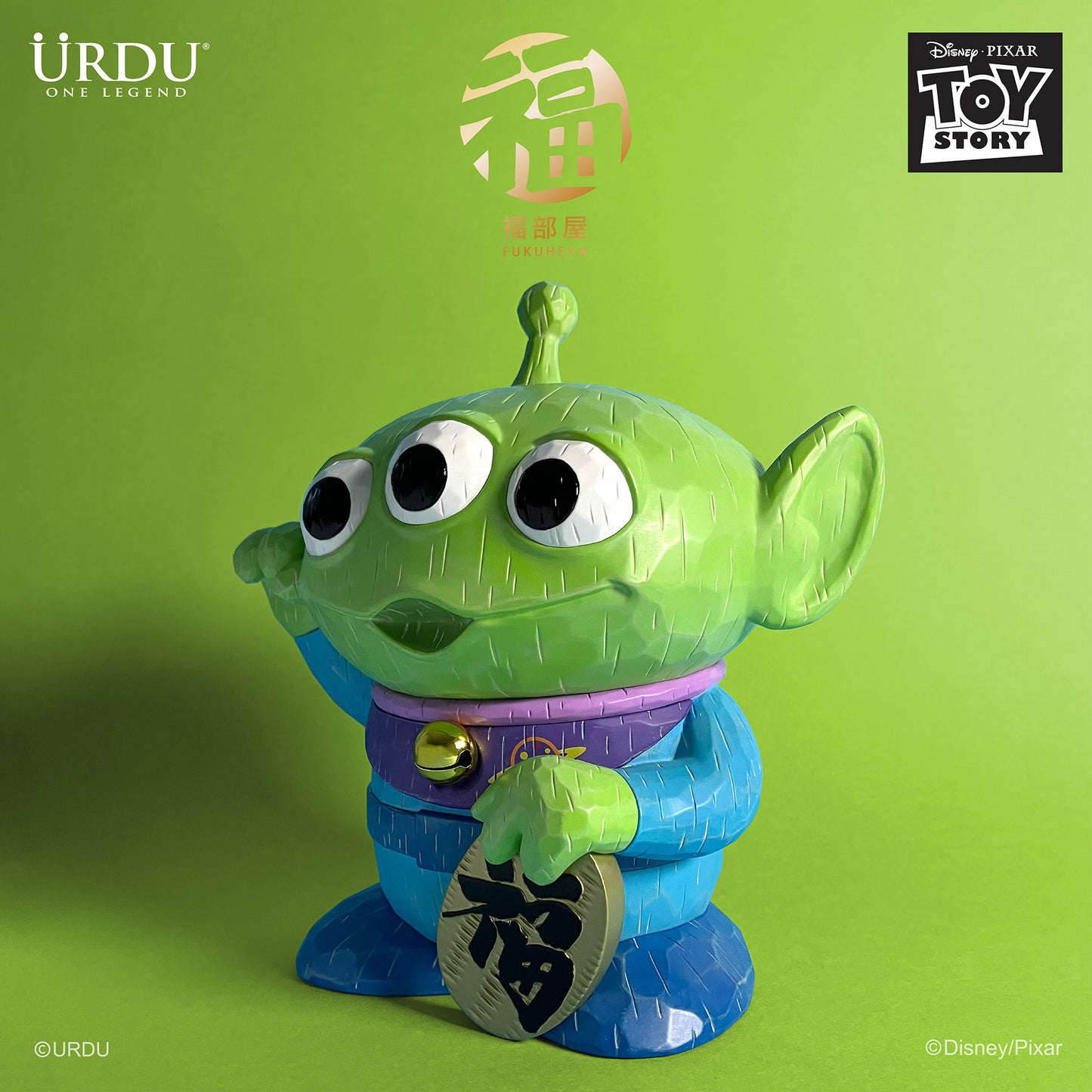 URDU / Disney Fukuheya Maneki Neko - Alien (Original)