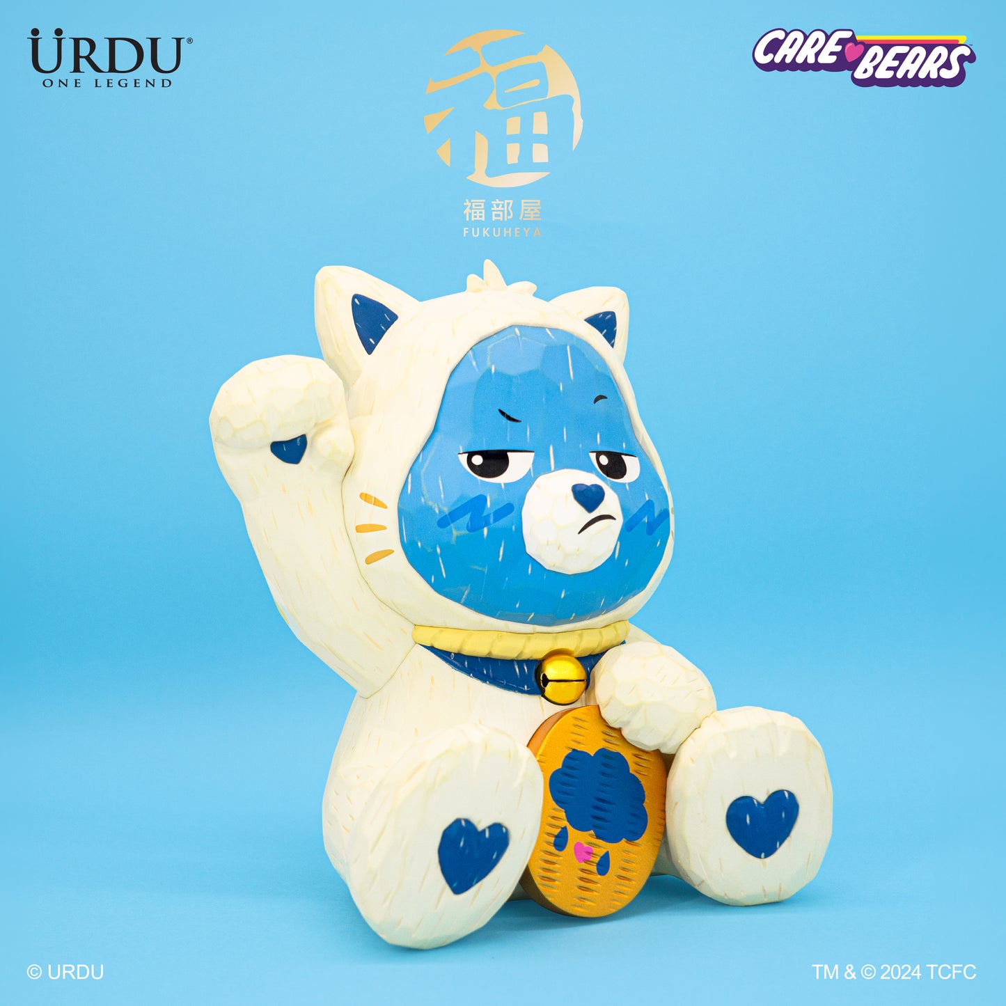 URDU X Care Bears Fukuheya Maneki Neko - Care Bears Unlock The Magic (Grumpy Bear)