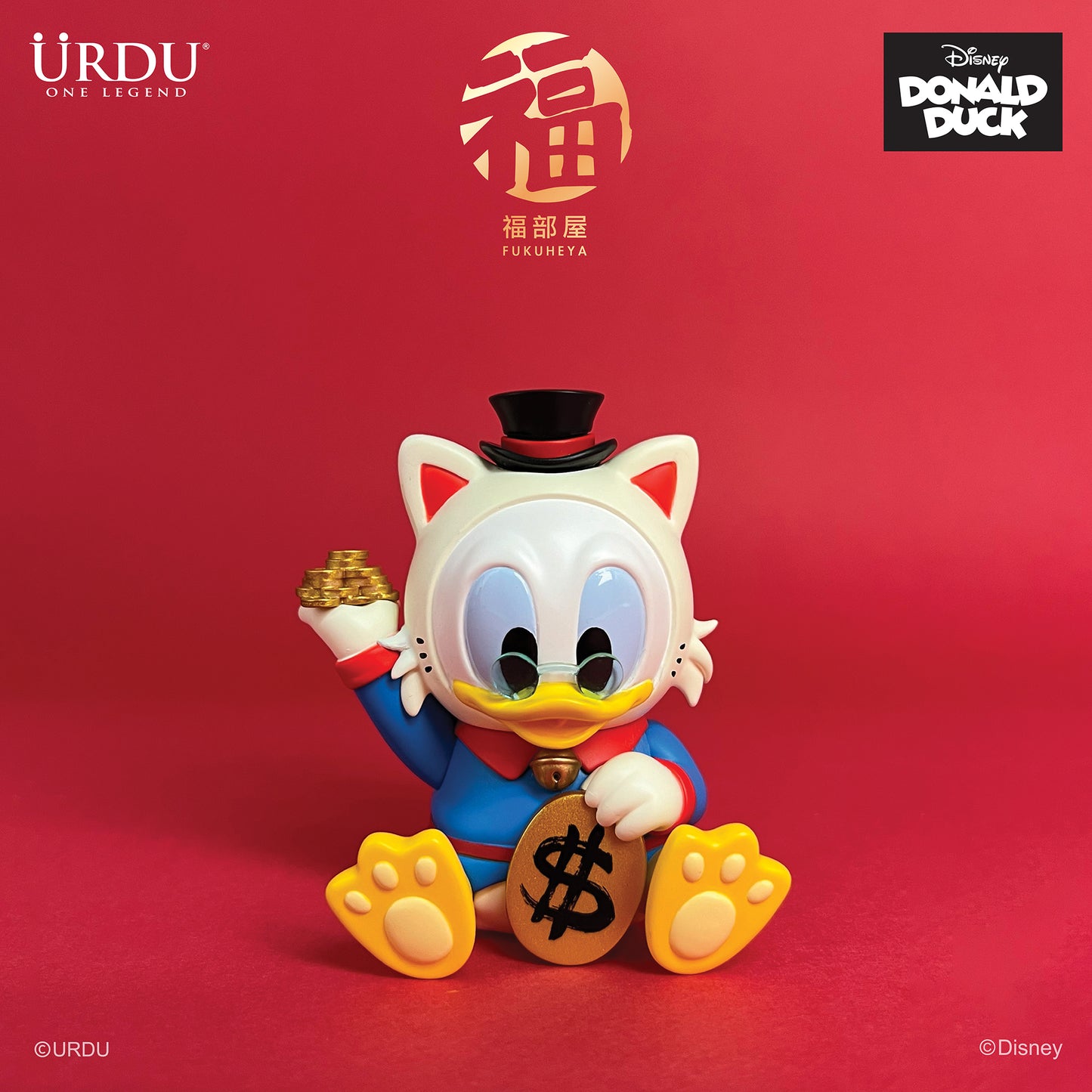 URDU / Disney Fukuheya Lucky Blind Box Series 4 - Donald Duck & Scrooge McDuck