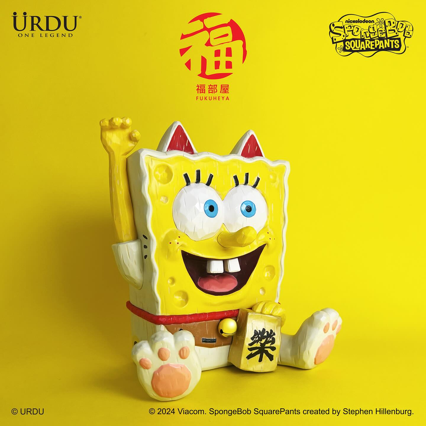 URDU X NICKELODEON FUKUHEYA MANEKI NEKO - SPONGEBOB (ORIGINAL)