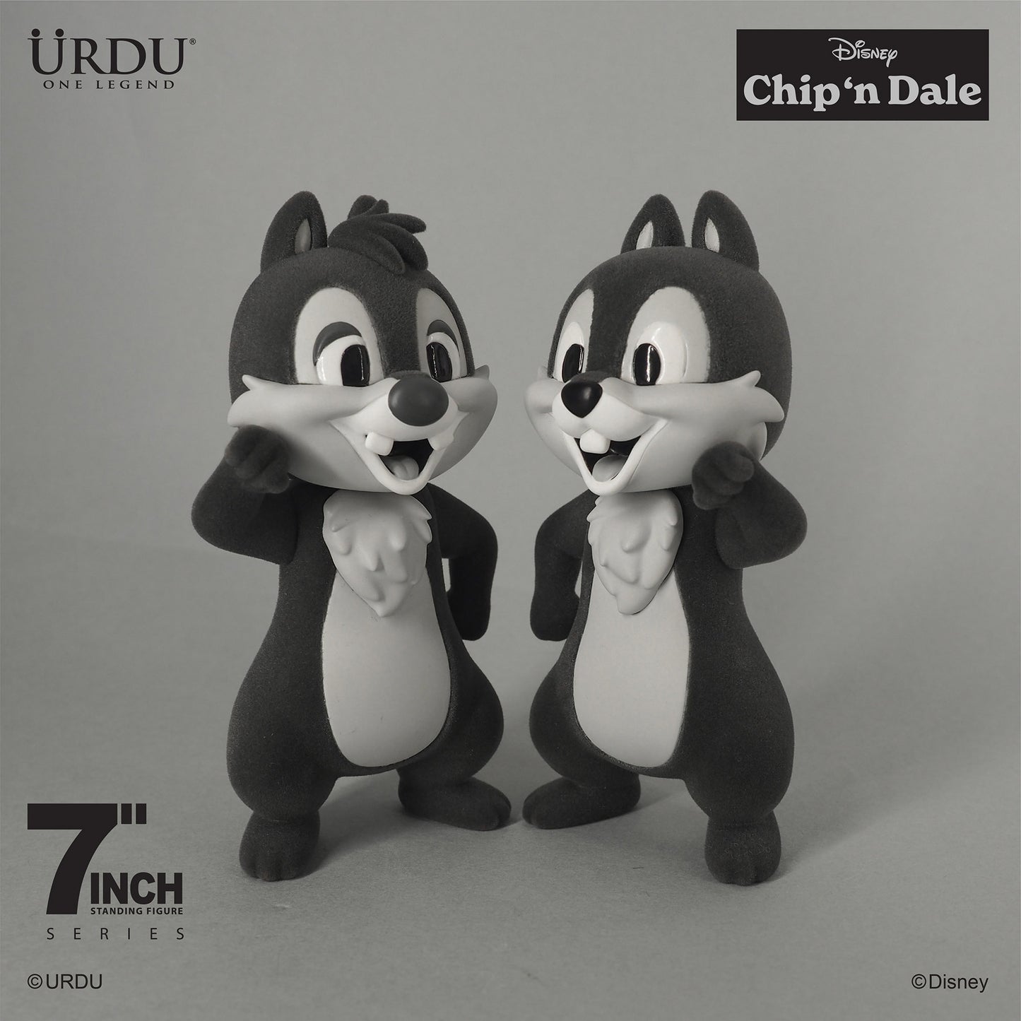 URDU / Disney 7 Inch Standing Figure - Chip 'N Dale (Mono Ver.)