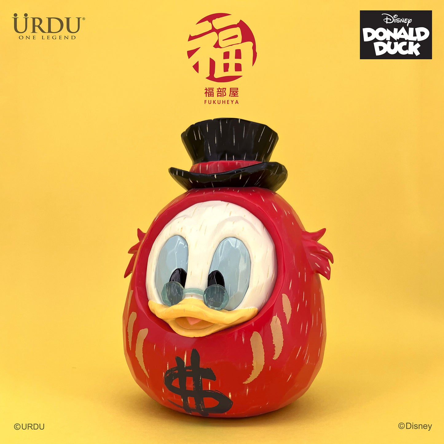 URDU / Disney Fukuheya Daruma - Scrooge McDuck (Original)