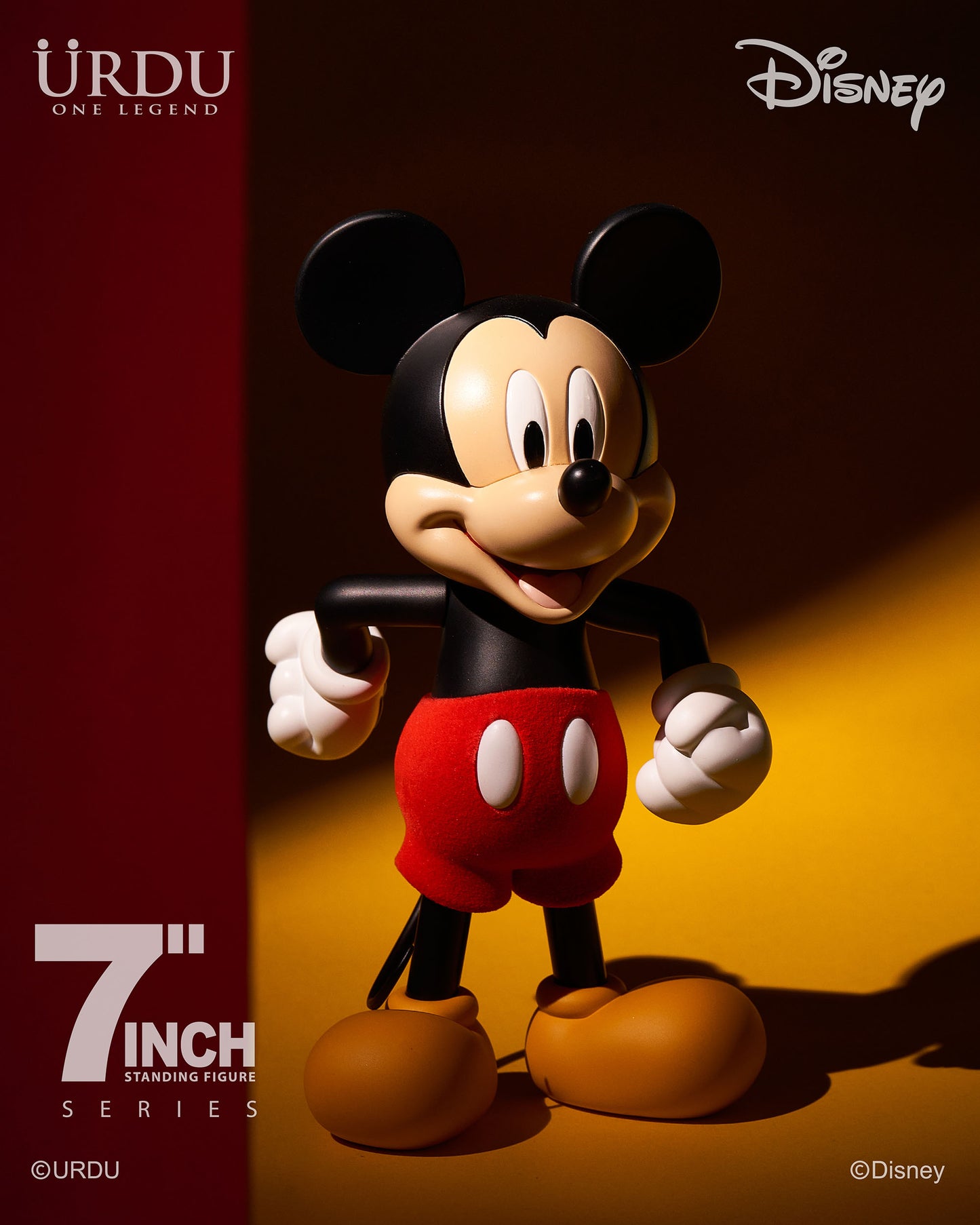 URDU / Disney 7 Inch Standing Figure - Mickey Mouse