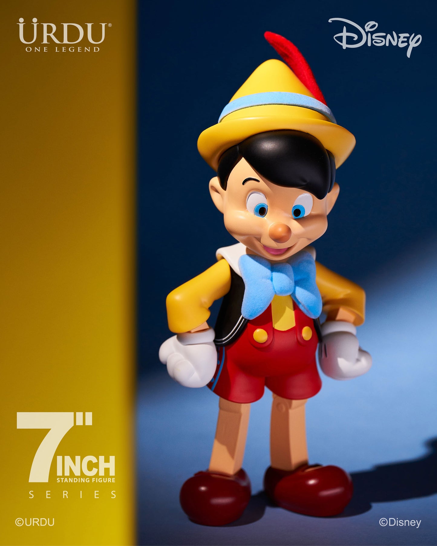 URDU / Disney 7 Inch Standing Figure - Pinocchio
