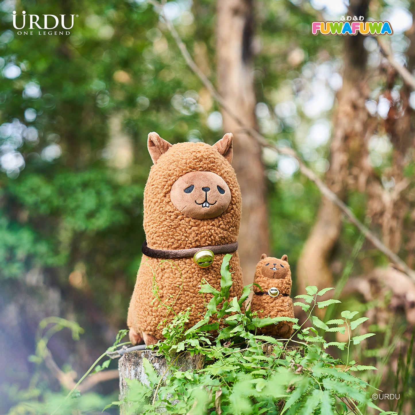 URDU FUWAFUWA Plush Series - Alpaca (Brown)