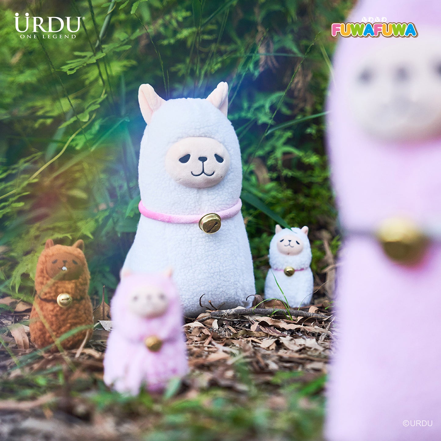 URDU FUWAFUWA Plush Series - Alpaca (White)