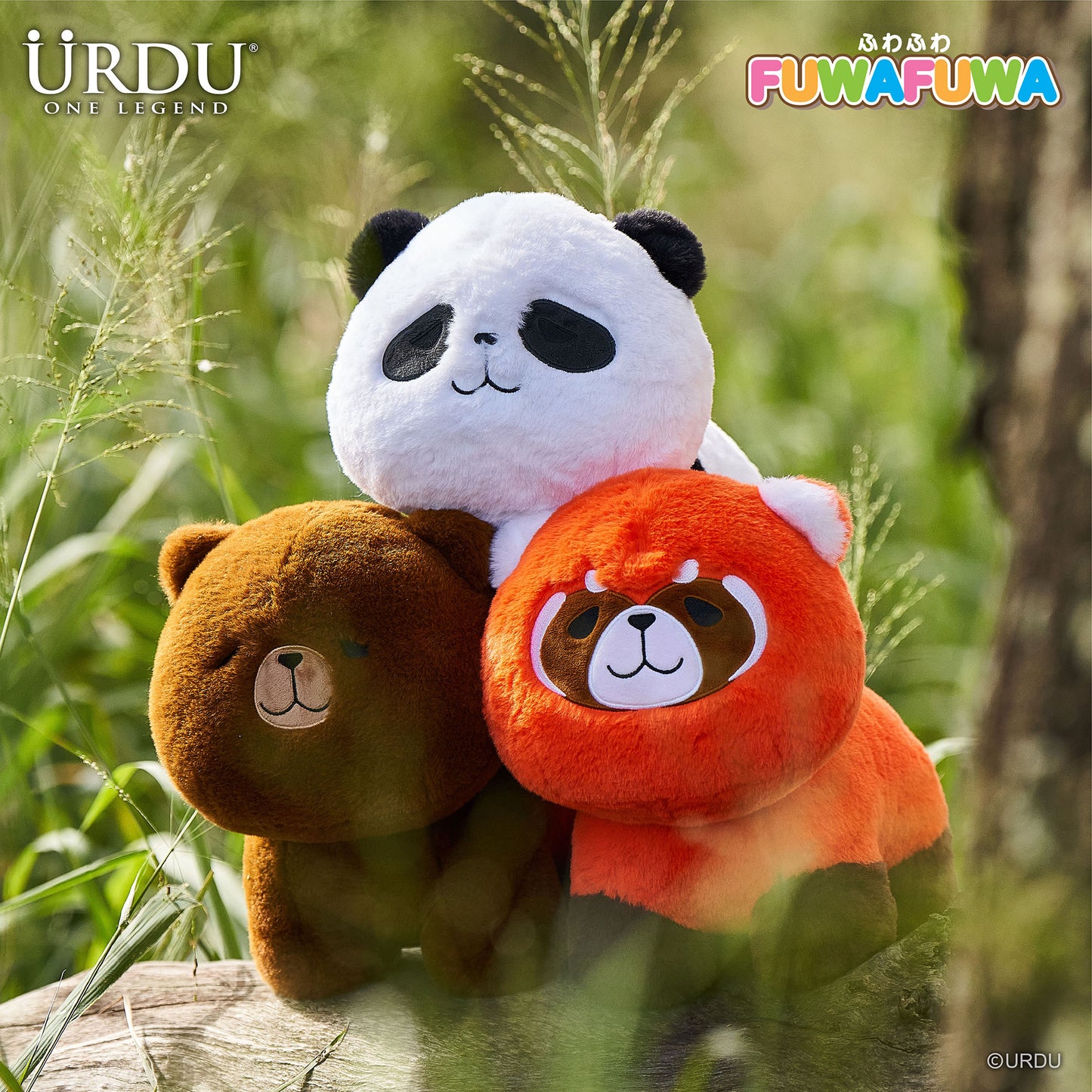 URDU FUWAFUWA Plush Series - Bear (Red Panda)